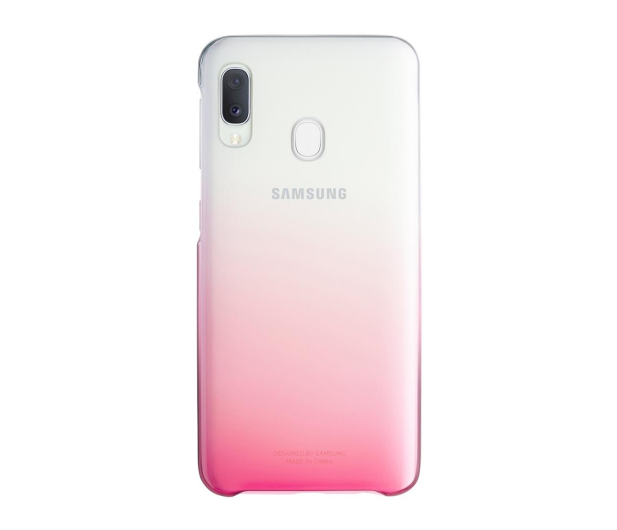 Etui Gradation Cover do Samsung Galaxy A20E rózowe - 493095 - zdjęcie
